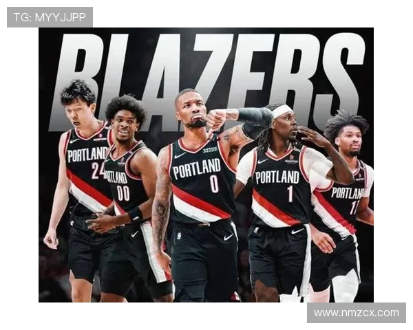 开拓者官方发布庆祝海报利拉德与杨瀚森携手替补席欢庆胜利